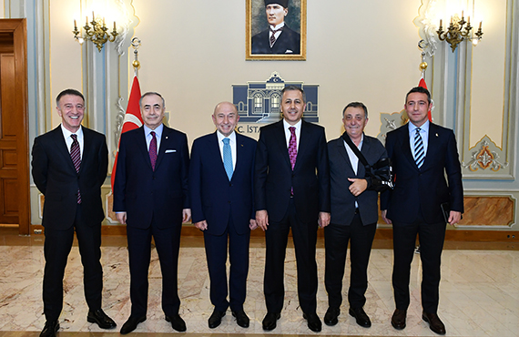 Vali Yerlikaya, TFF Bakan zdemir ve kulp bakanlarn kabul etti