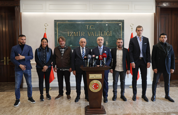 TFF Bakan Mehmet Büyükeki, zmir'de Ziyaretlerde Bulundu