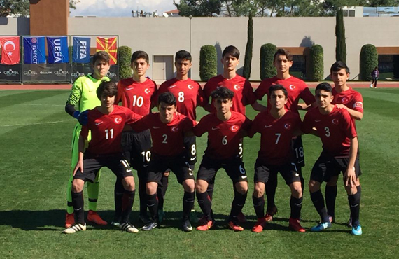 U14 Milli Takımı, Makedonya'yı 4-1 yendi