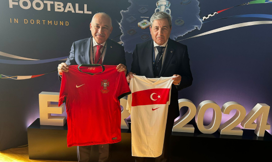 TFF President Bykeki Met With Portuguese Football Federation President Gomes