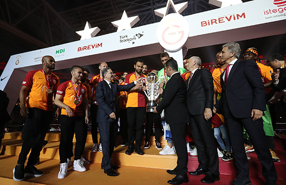 Galatasaray win Spor Toto Super League 2018-2019 Season