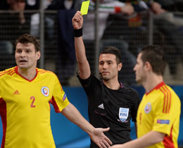 Kamil etin, Futsal EURO eyrek final manda grev alacak