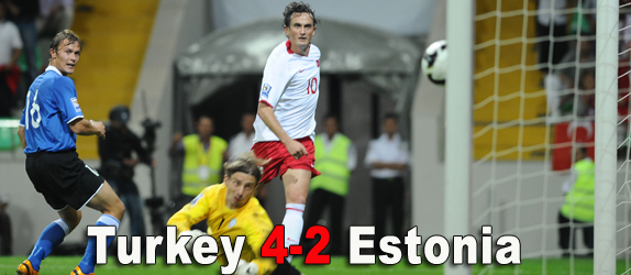 Turkey comeback sinks Estonia