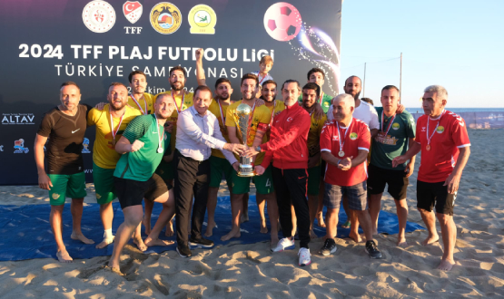 2024 TFF Plaj Futbolu Ligi Sper Finalleri'nde ampiyon Gmldrspor
