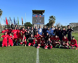 U17 Mill&icirc; Tak�m�m�z, Kuzey Makedonya�y� 1-0 Ma�lup Etti