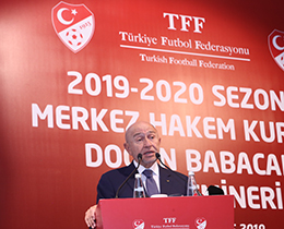 TFF Bakan zdemir, MHK Doan Babacan Seminerinde konutu