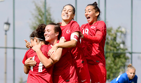 U19 Kadın Milli Takımı, Estonya'yı 4-3 Yendi