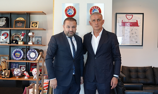 TFFHGD Genel Bakan Minnet'ten TFF Bakan Hacosmanolu'na Ziyaret