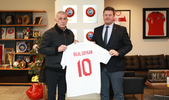 Bilal Soykan'dan TFF Bakan Hacosmanolu'na Ziyaret