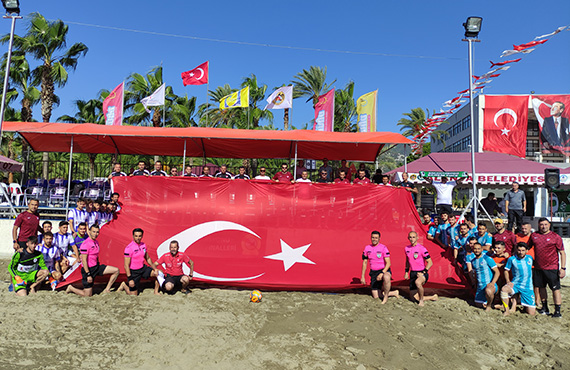 TFF Plaj Futbolu Ligi 2022 Sper Finallerinde yar finalistler belli oldu
