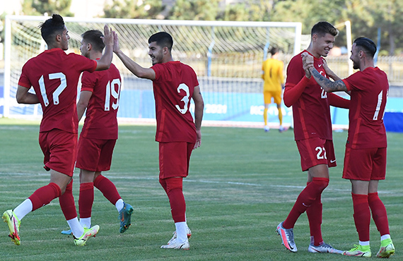 U23 Milli Takmmz, 5. slami Dayanma Oyunlar'nda yar finale ykseldi