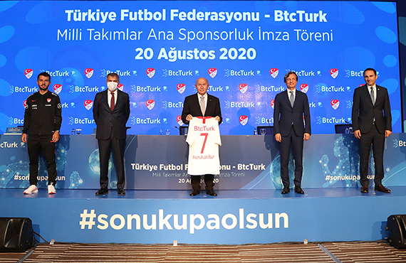 TFF ile BtcTurk arasnda ana sponsorluk szlemesi imzaland