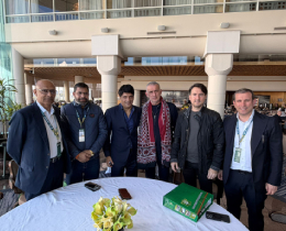 TFF Ba�kan� Hac�osmano�lu ve Syed Mohsen Gilani Bir Araya Geldi