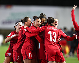 Kad�n A Mill� Tak�m�m�z, FIFA S�ralamas�nda 7 Basamak Y�kseldi