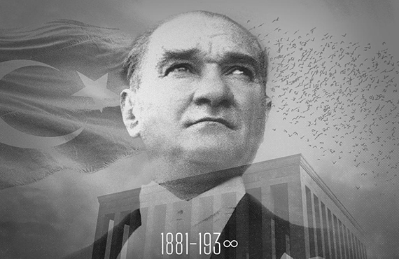 Byk nder Gazi Mustafa Kemal Atatrk' saygyla anyoruz