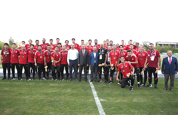 U23 Milli Takmmz, 5. slami Dayanma Oyunlar'nda altn madalya kazand