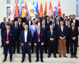 TFF Heyeti, UEFA Blgesel Federasyonlar Stratejik Toplantsna Katld