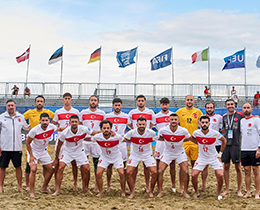 Plaj Futbolu Mill� Tak�m�m�z, Estonya Kar��s�nda