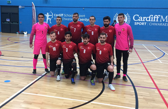itme Engelliler Futsal Milli Takm, Galler'i 14-2 yendi