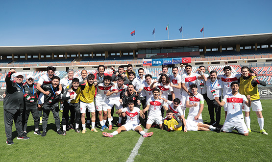 U19 Mill� Tak�m�m�z, Elit Tur �lk Ma��nda Slovakya'y� 1-0 Ma�lup Etti