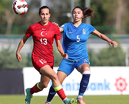 Kadın A Milli Takımı, Azerbaycanı 2-0 mağlup etti