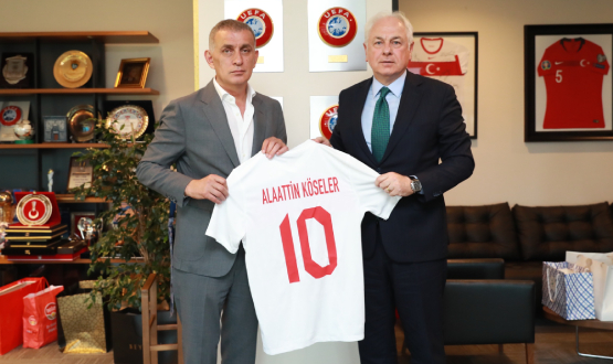 Beykoz Belediye Bakan Kseler'den TFF Bakan Hacosmanolu'na Ziyaret