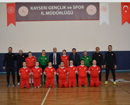 Down Sendromlular Futsal Milli Takm, Kayseride kampa girdi