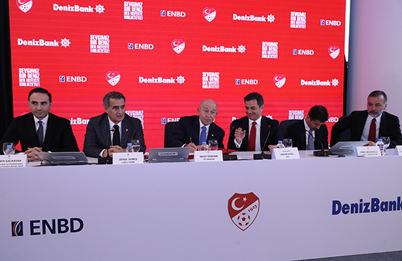 TFF ile DenizBank arasnda ana sponsorluk szlemesi imzaland