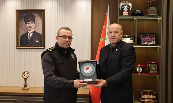 Temsilciler Kurulu Başkanı Bural'dan EGM Güvenlik Daire Başkanı Gölcük'e Ziyaret
