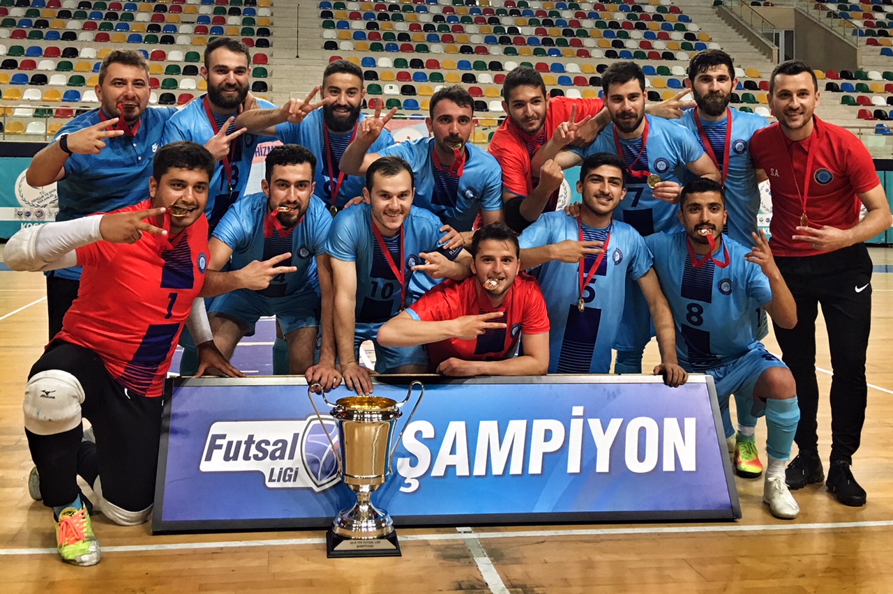 دوري كرة الصالات التركي - فريق غازي بطل الدوري 2019